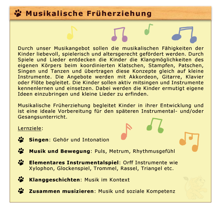 Musikalische Frühbildung